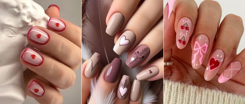 15 ideas de uñas para San Valentín