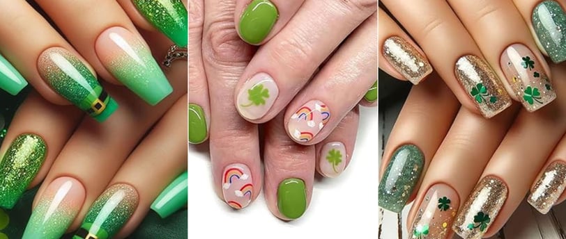 Diseños de uñas para San Patricio