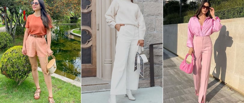 Tendencias para looks monocromáticos de primavera
