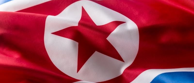 Pohjois Korean lippu