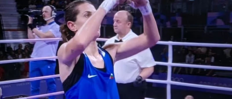 Bulgarialainen nyrkkeilijä Svetlana Staneva