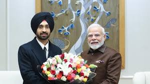 Diljit Dosanjh and PM Modi Create Musical Moment During Delhi Meeting