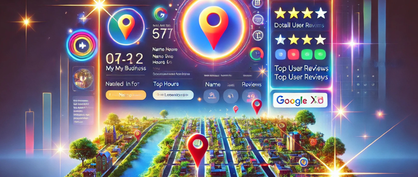 Elementos clave del SEO local, como Google My Business, reseñas y mapas.