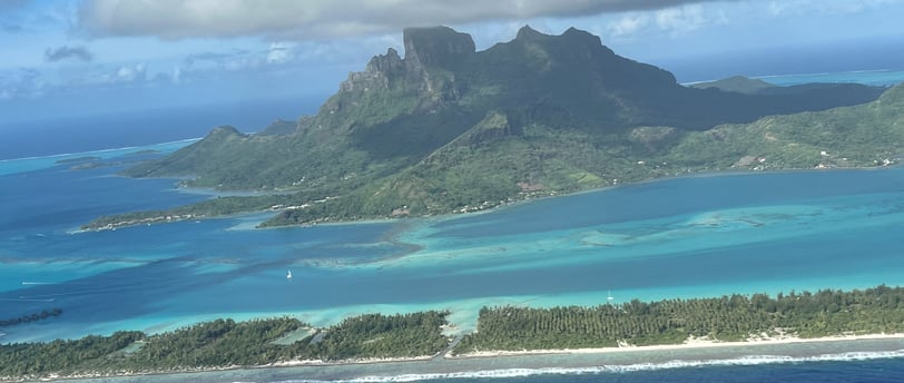 Our first view of Bora Bora