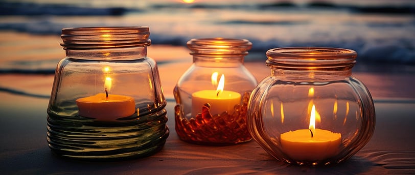 A serene sunset scene symbolizing peace and healing.