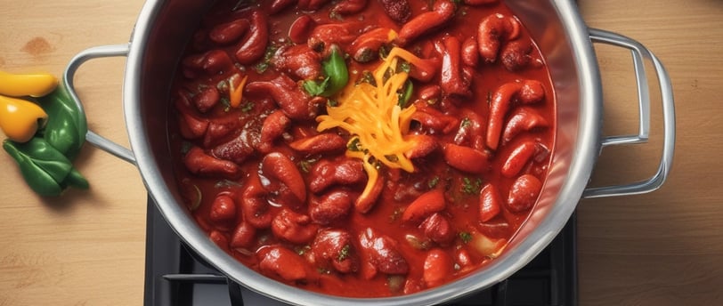five gray spoons filled with assorted-color powders near chilli