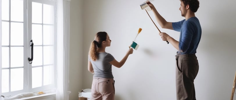 girl in white dress sitting on rock painting