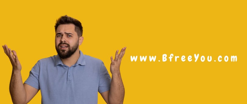 a man with a beard and a beard, holding his hands up in the air