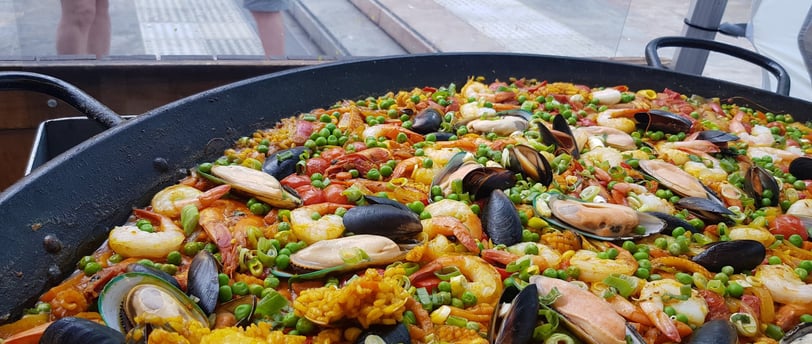 Delectable seafood Paella for your next Perth event