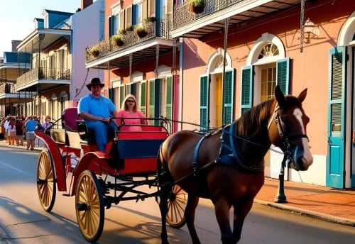 New Orleans carriage ride