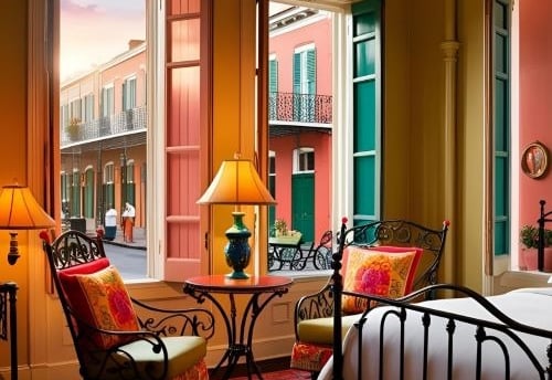 Hotel room in New Orleans