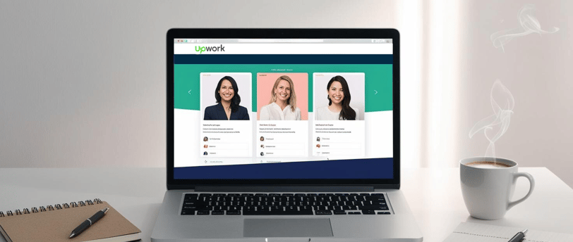 upwork web sitesini simgeleyen bir görsel