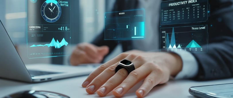 Fitness tracking smart ring