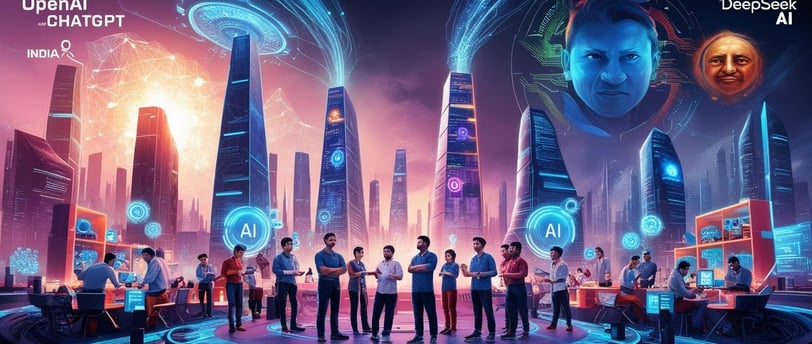 India in AI Space in the shadow of China's DeepSeek challenging OpenAI & Google's Gemini