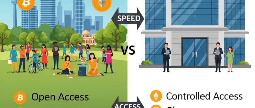 Private vs Public Blockchain Kya Farak Hai  Blockchain Guide 2025