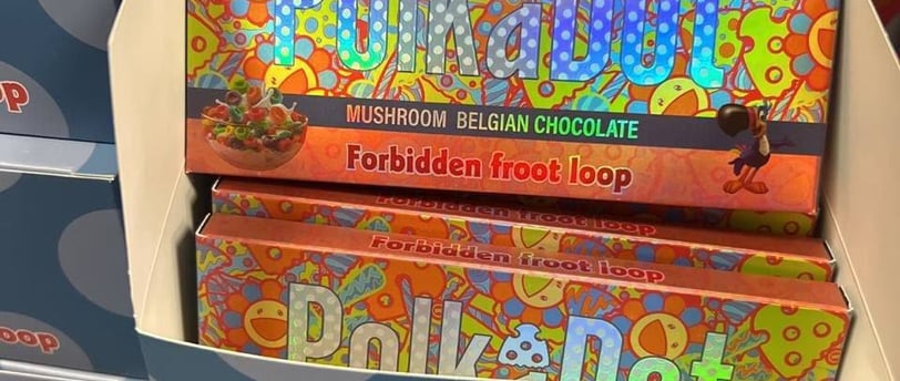 polkadot mushroom chocolate bars where to buy in Australia