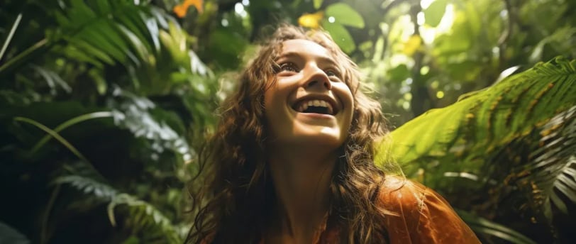 Natural ingredients for healthy hair and skin, representing the power of nature in beauty care