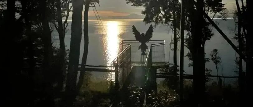 escultura bruja la voladora lemuy chiloé
