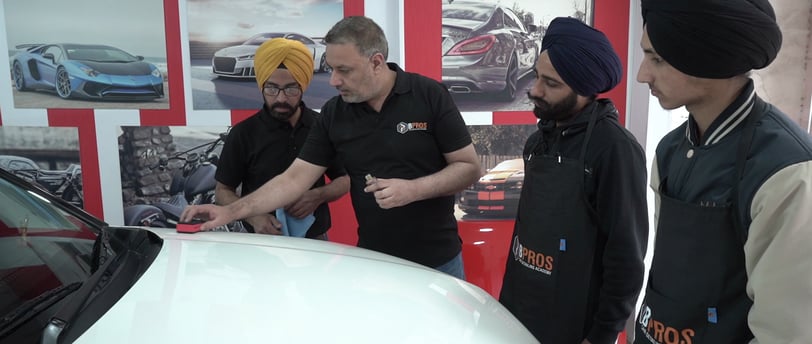 Car detailing training in Ludhiana and Amritsar