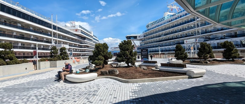 Ships at Canada Place