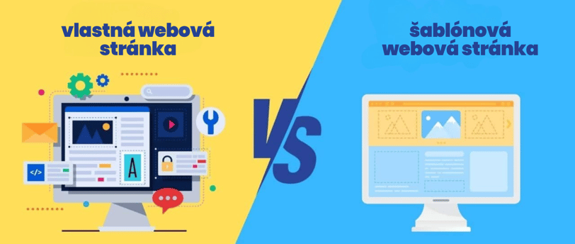 Vlastné vs. šablónové webové stránky