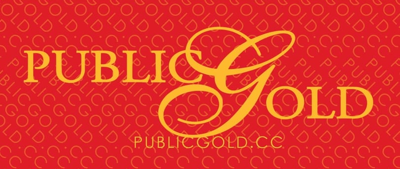 public gold logo