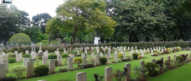 a cemetery cemetery with a cemetery and a cemetery