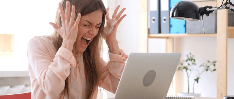 frustrated mother