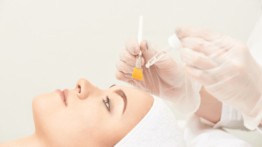 peeling facial avant apres