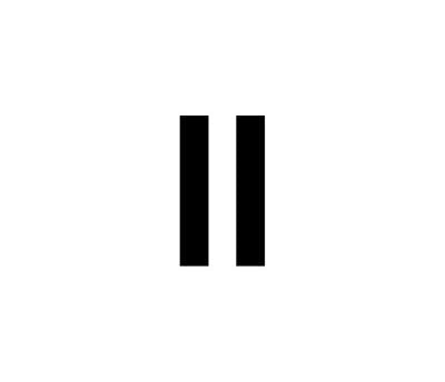 a black and white photo of two black and white letters