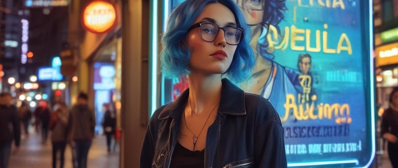 A variety of magazines are displayed on a slanted, white magazine rack. The magazines feature colorful covers with different themes and titles. A prominent image on one of the covers shows a close-up of a woman's face.
