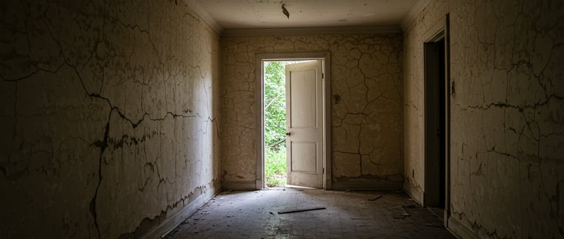 Cracked walls, sloped floors, stuck doors and other signs of foundational issues