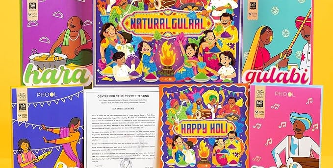 pack of organic colours 