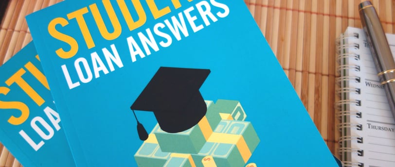 Student Loan Answers Book Flatlay