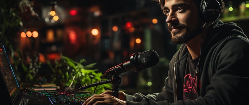 a social media creator using text to voice ai