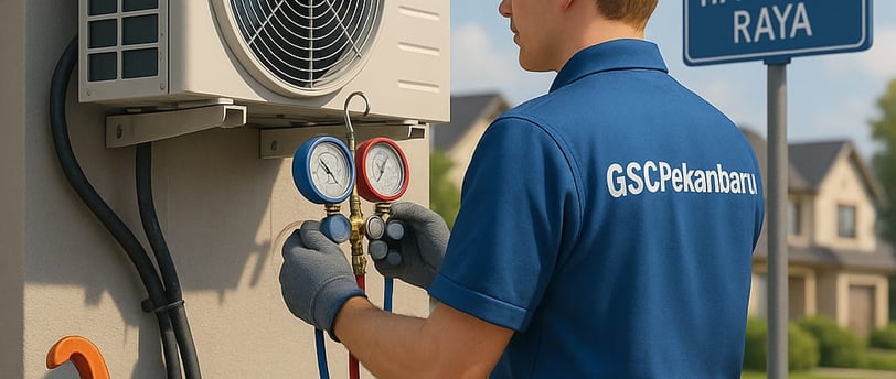 Service AC Harapan Raya Pekanbaru