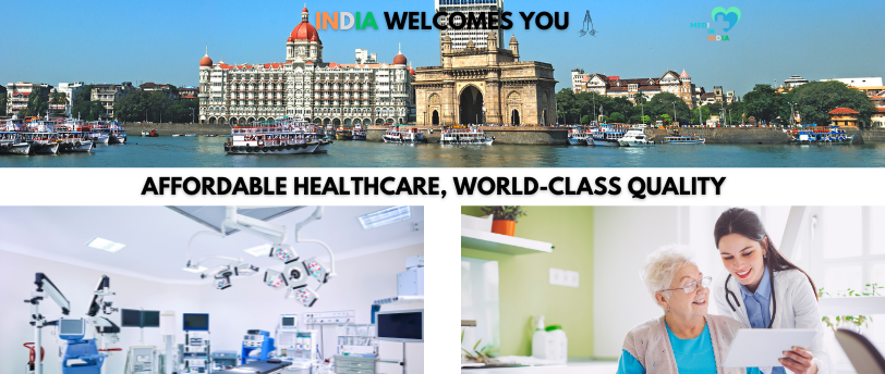Modern hospitals, smiling medical professionals interacting with patients in India