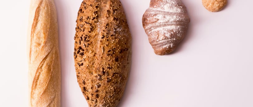 différentes variétés de pain sans gluten