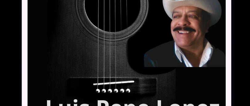 a poster for a music event with a picture of a man in a hat and