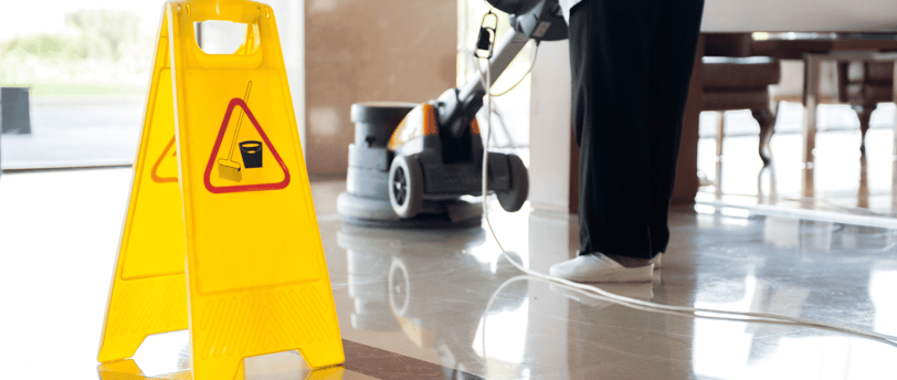 Signalisation pour éviter certaines maladresses lors du nettoyage des locaux