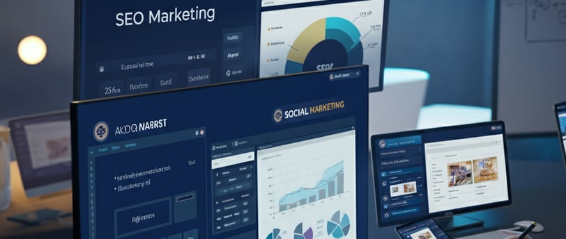Team collaborating on SEO, PPC, and social media strategies, showcasing Verve Phoenix's expertise in driving brand visibility