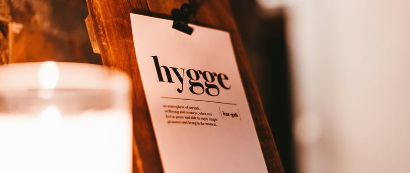 Hygge candlelight candle