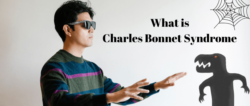 A blind man with Charles Bonnet Syndrome 