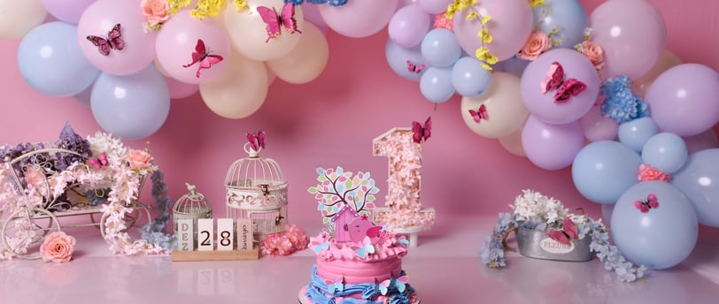 Jardim Encantado Ensaio Smash the Cake