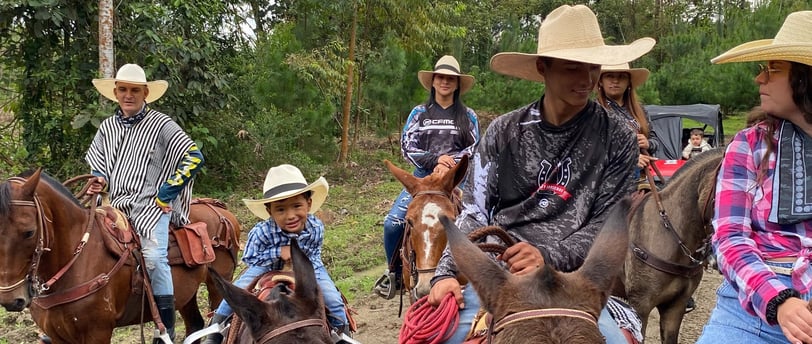 paseos a caballo en familia