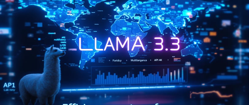 Lama steht vor einer Leinwand