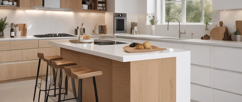 white kitchen room set