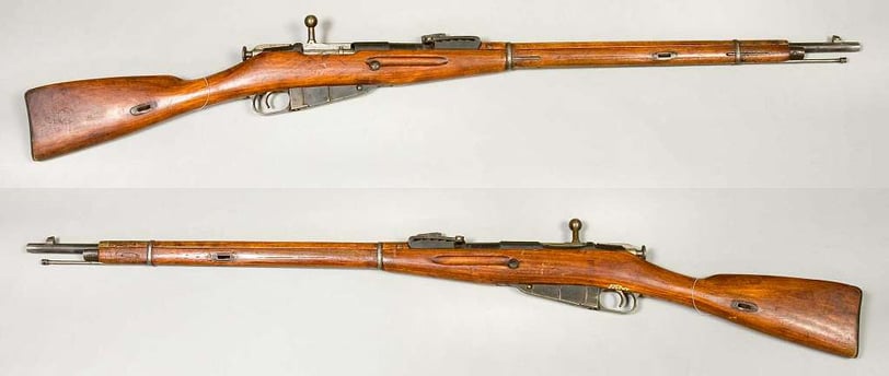 Mosin-Nagant Dragoon Rifle Model 1891. Caliber 7.62x54mmR. From the collections of Armémuseum (Swedi