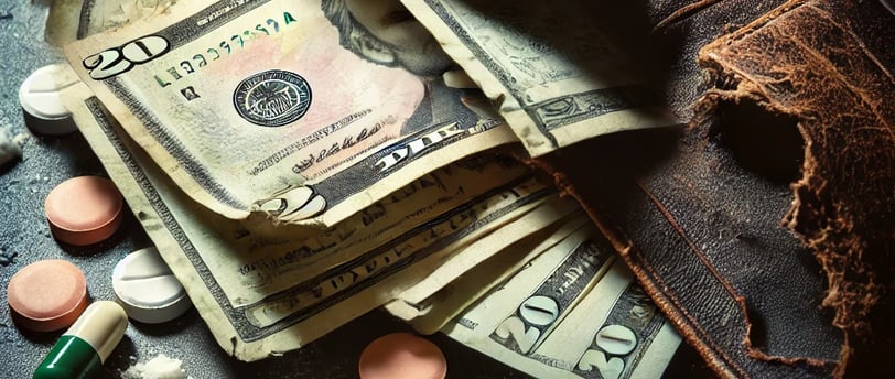 Addiction financial toll