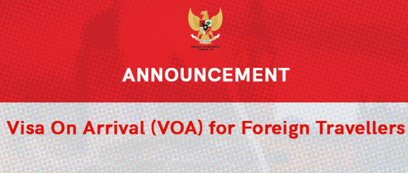 Indonesia visa on arrival for foreign travel